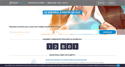 Desktop Screenshot of jeveuxunjob.fr