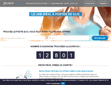 Tablet Screenshot of jeveuxunjob.fr